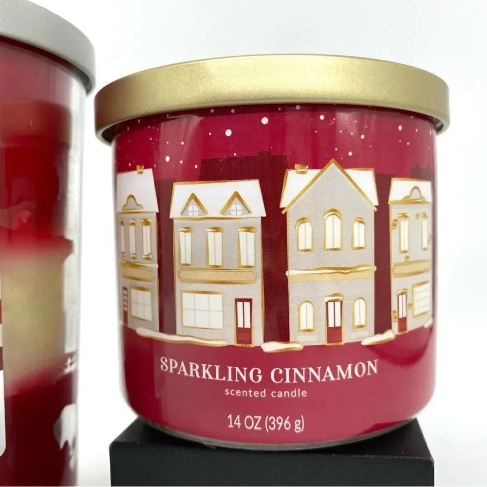 Iced Gingerbread, Snickerdoodle & Winter Tease, and Sparkling Cinnamon Candles